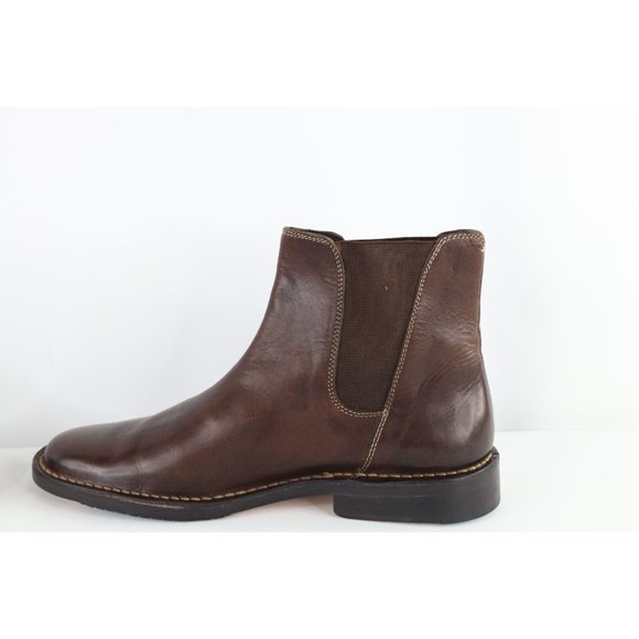 Vintage 90s Cole Haan Mens Size 10 M Leather Ankle Pull On Chelsea Boots Brown